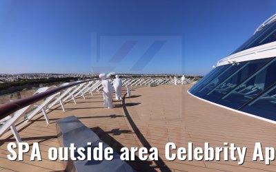 SPA outside area Celebrity Apex