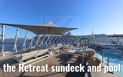 the Retreat sundeck and pool Celebrity Apex