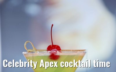 Celebrity Apex cocktail time