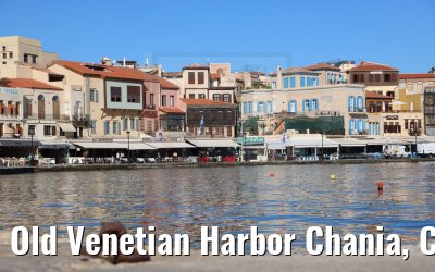Old Venetian Harbor Chania, Crete 27.09.2021