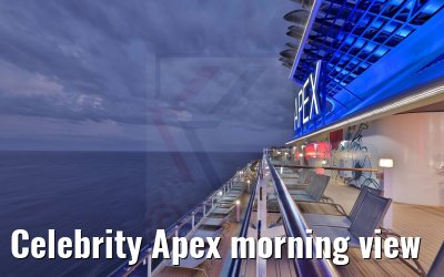 Celebrity Apex morning view