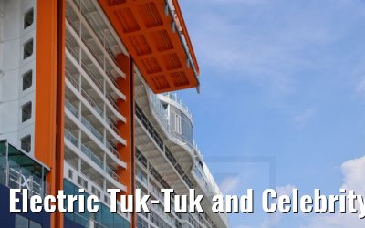 Electric Tuk-Tuk and Celebrity Apex Dubrovnik 30.09.2021