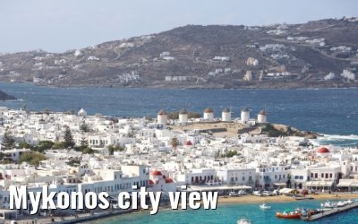 Mykonos city view 