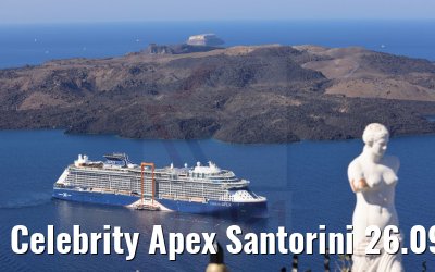 Celebrity Apex Santorini 26.09.2021