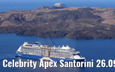 Celebrity Apex Santorini 26.09.2021