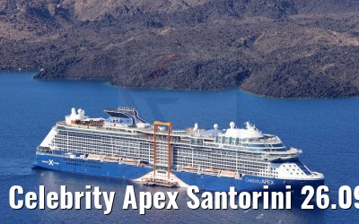 Celebrity Apex Santorini 26.09.2021
