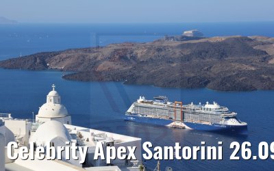 Celebrity Apex Santorini 26.09.2021