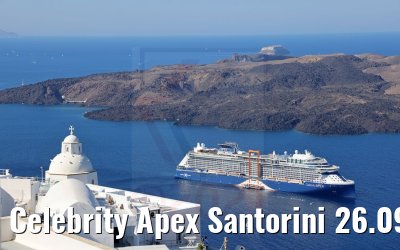 Celebrity Apex Santorini 26.09.2021