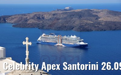 Celebrity Apex Santorini 26.09.2021