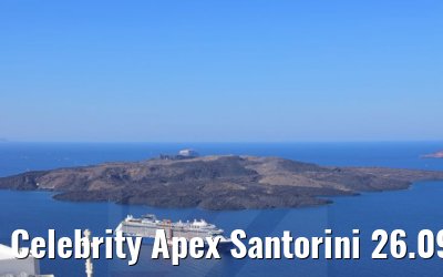 Celebrity Apex Santorini 26.09.2021