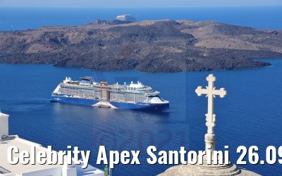 Celebrity Apex Santorini 26.09.2021