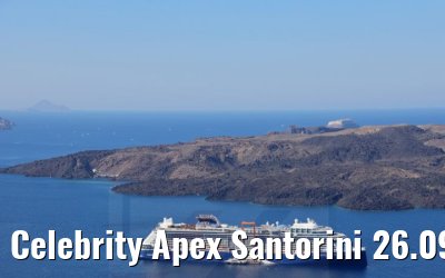 Celebrity Apex Santorini 26.09.2021
