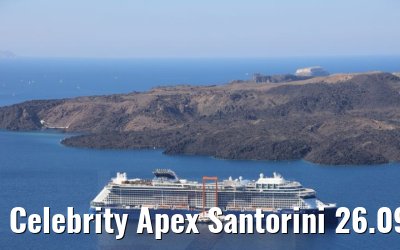 Celebrity Apex Santorini 26.09.2021