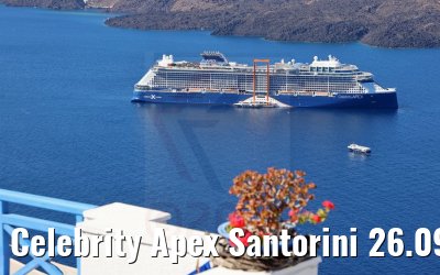 Celebrity Apex Santorini 26.09.2021