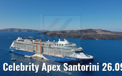 Celebrity Apex Santorini 26.09.2021