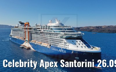 Celebrity Apex Santorini 26.09.2021