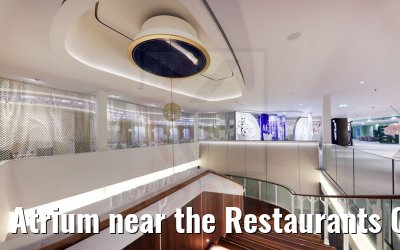 Atrium near the Restaurants Celebrity Apex