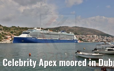 Celebrity Apex moored in Dubrovnik 30.09.2021