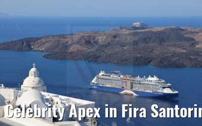Celebrity Apex in Fira Santorini 26.09.2021