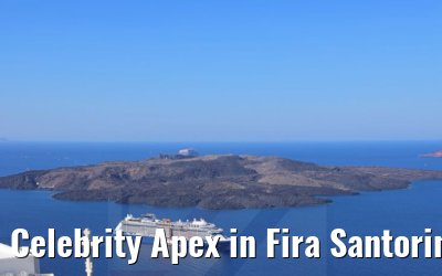 Celebrity Apex in Fira Santorini 26.09.2021