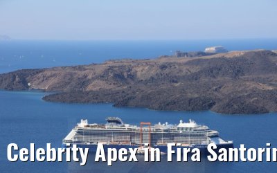 Celebrity Apex in Fira Santorini 26.09.2021