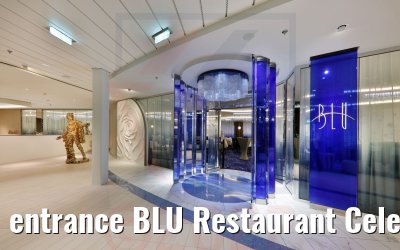 entrance BLU Restaurant Celebrity Beyond
