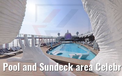 Pool and Sundeck area Celebrity Beyond