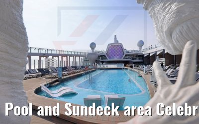 Pool and Sundeck area Celebrity Beyond