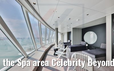 the Spa area Celebrity Beyond
