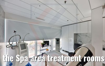 the Spa area treatment rooms Celebrity Beyond