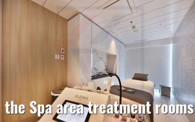 the Spa area treatment rooms Celebrity Beyond