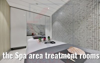 the Spa area treatment rooms Celebrity Beyond