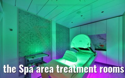 the Spa area treatment rooms Celebrity Beyond