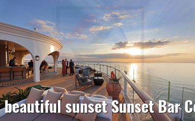 beautiful sunset Sunset Bar Celebrity Beyond