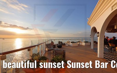 beautiful sunset Sunset Bar Celebrity Beyond