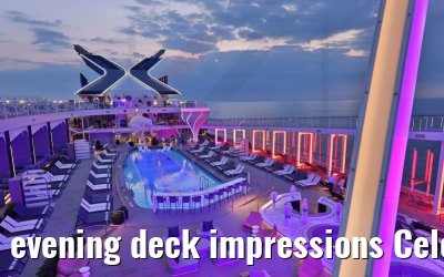 evening deck impressions Celebrity Beyond
