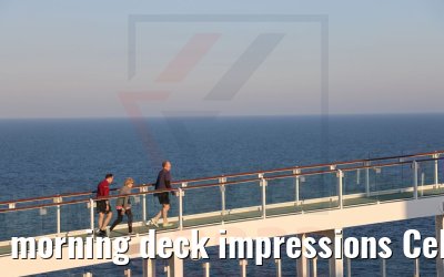 morning deck impressions Celebrity Beyond