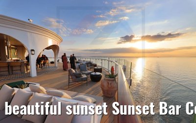 beautiful sunset Sunset Bar Celebrity Beyond