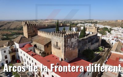 Arcos de la Frontera different city views