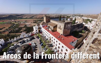 Arcos de la Frontera different city views