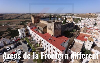 Arcos de la Frontera different city views
