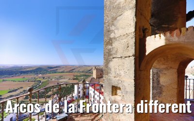 Arcos de la Frontera different city views