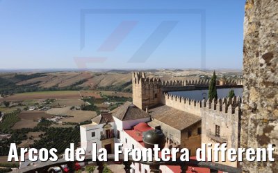 Arcos de la Frontera different city views