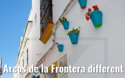 Arcos de la Frontera different city views