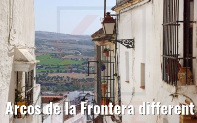 Arcos de la Frontera different city views