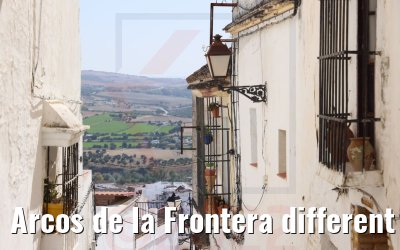 Arcos de la Frontera different city views