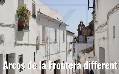 Arcos de la Frontera different city views