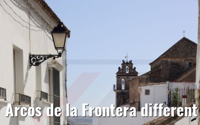 Arcos de la Frontera different city views