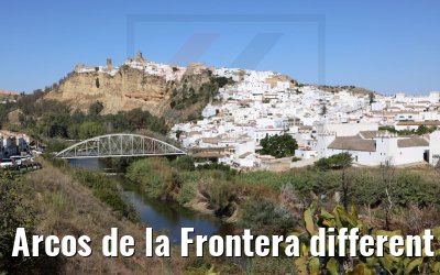 Arcos de la Frontera different city views