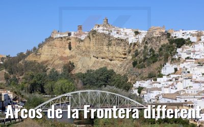 Arcos de la Frontera different city views